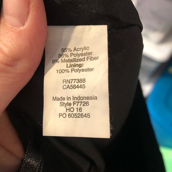 J Crew Black w/ Gold Polka Dot The Pencil Skirt Womens 2 Straight Preppy - Picture 5 of 6